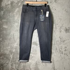 Democracy Ab-solution Ankle Skimmer Jeans Gray Wash 14W Slimming Panels New